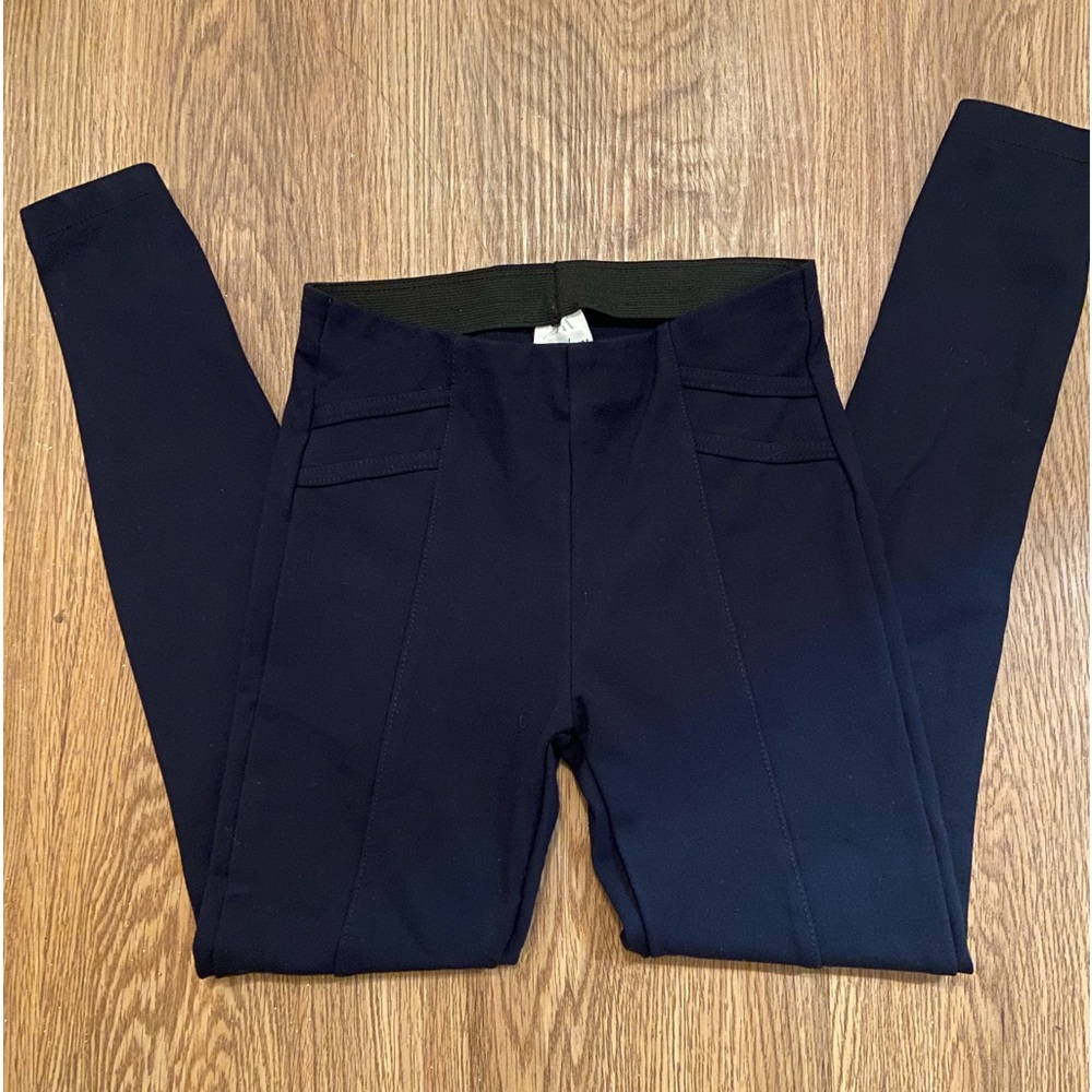 Zara navy leggings for girls size 9